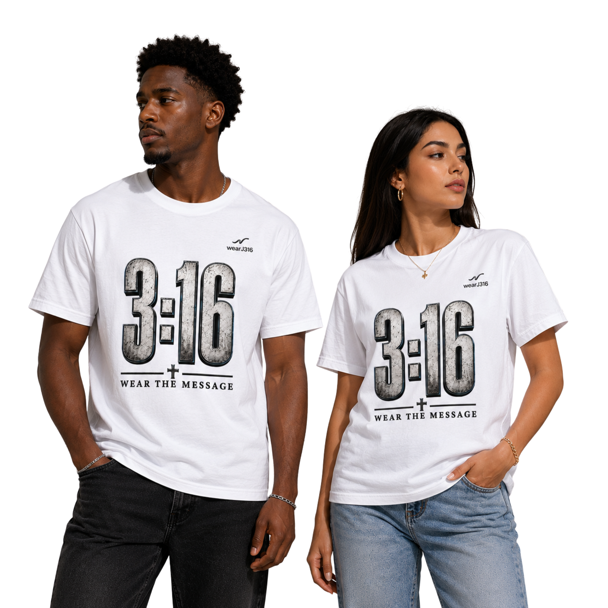 wearJ316 T-Shirt Unisexe - 3:16