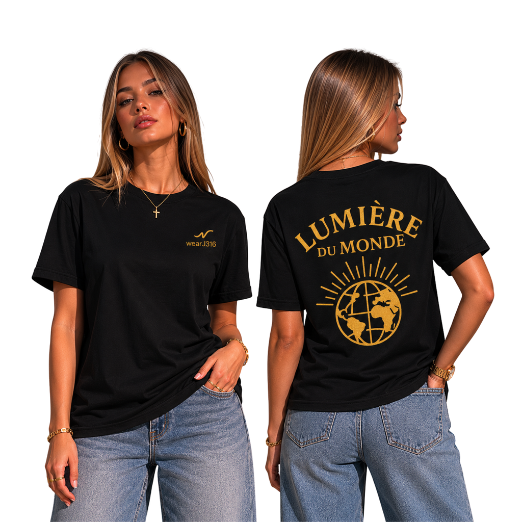 wearJ316 T-Shirt Unisexe - Lumière du Monde