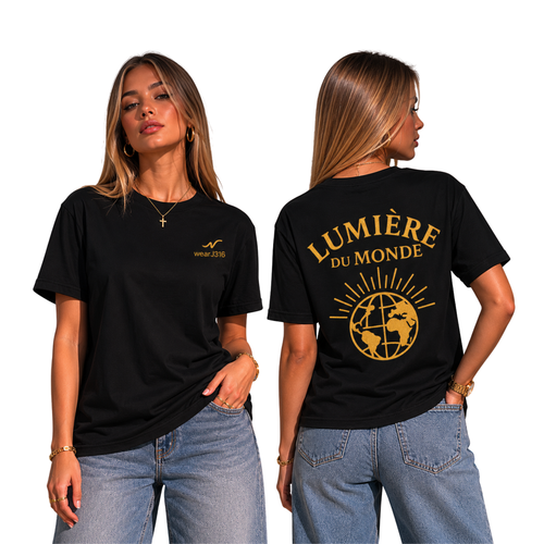 wearJ316 T-Shirt Unisexe - Lumière du Monde