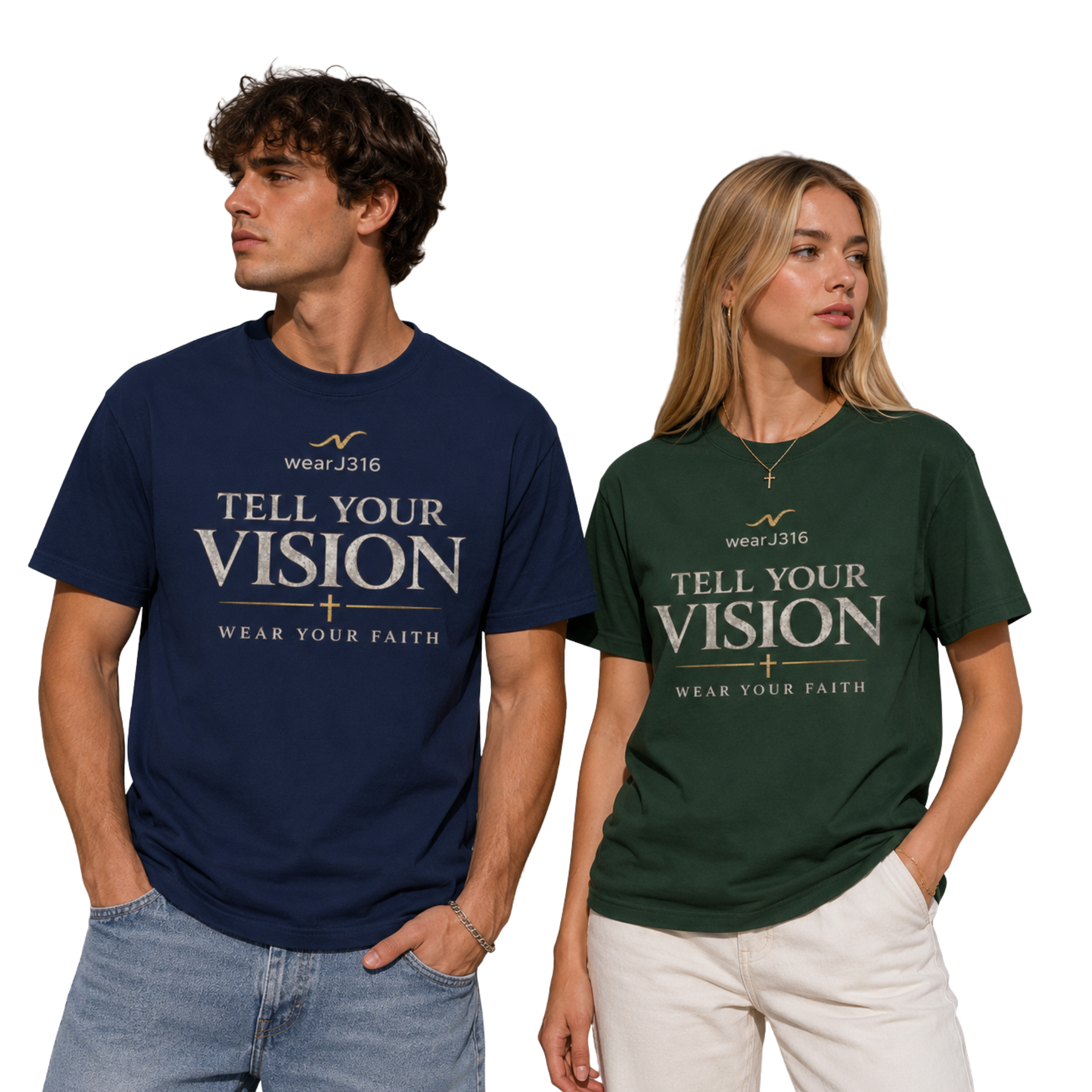 wearJ316 T-Shirt Unisexe - Vision